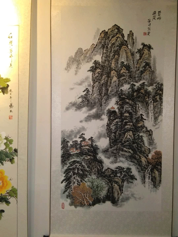 2018年老年大学庆3.8国际妇女节杨冰，蒋安才画展