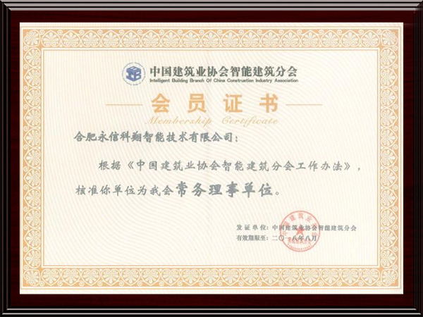 中国建筑业协会智能建筑分会常务理事单位