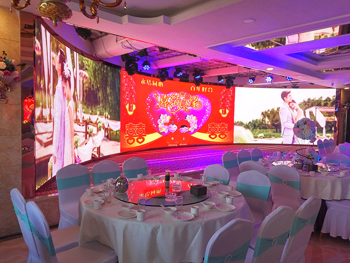 酒店宴会厅led屏-led显示屏舞台婚礼系列-产品中心-蓝通电子led显示屏