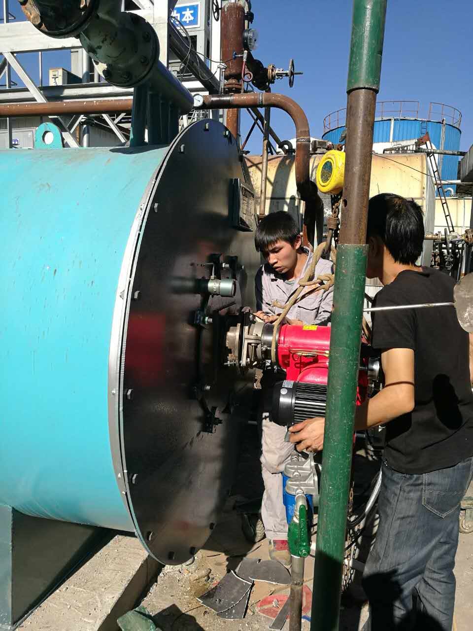 Gnhbt工業(yè)用燃料技改安裝現場