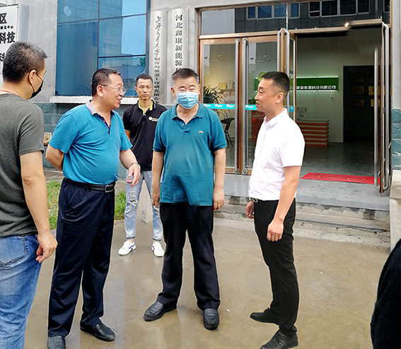 市科技局领导考察河北鑫康新能源科技有限公司
