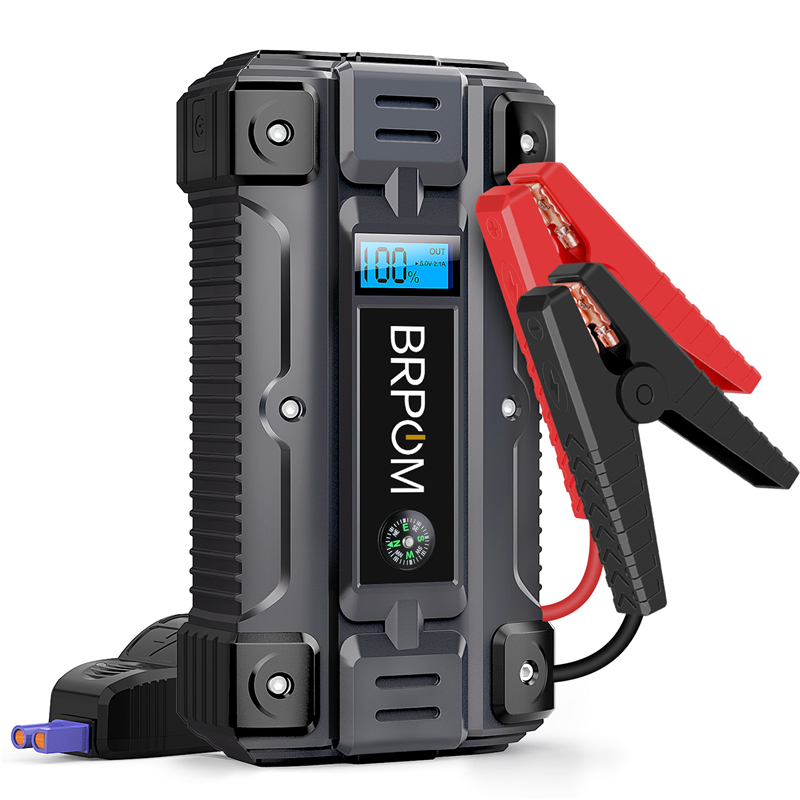 Buy BRPOM Car Jump Starter 3000A Peak 23800mAh Up to 100L Gas or