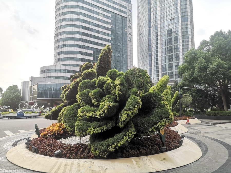 浦東建黨周年市政景觀設計施工效果圖