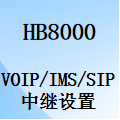 國威HB8000程控交換機,Voip,ims,SIP,中繼注冊,使用說明