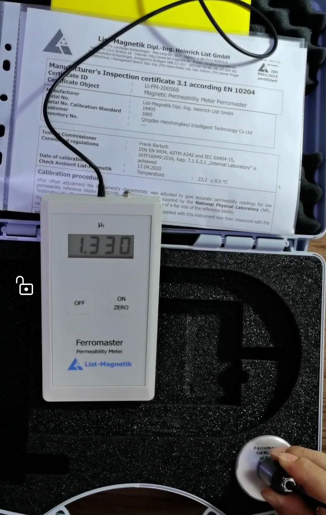 Ferromaster磁导率精准测量