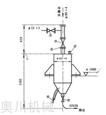 煤气冷凝水干式排水器III结构图