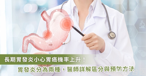 胃發炎分急性和慢性！嚴重恐演變胃癌，醫師解析你是哪一種胃發炎