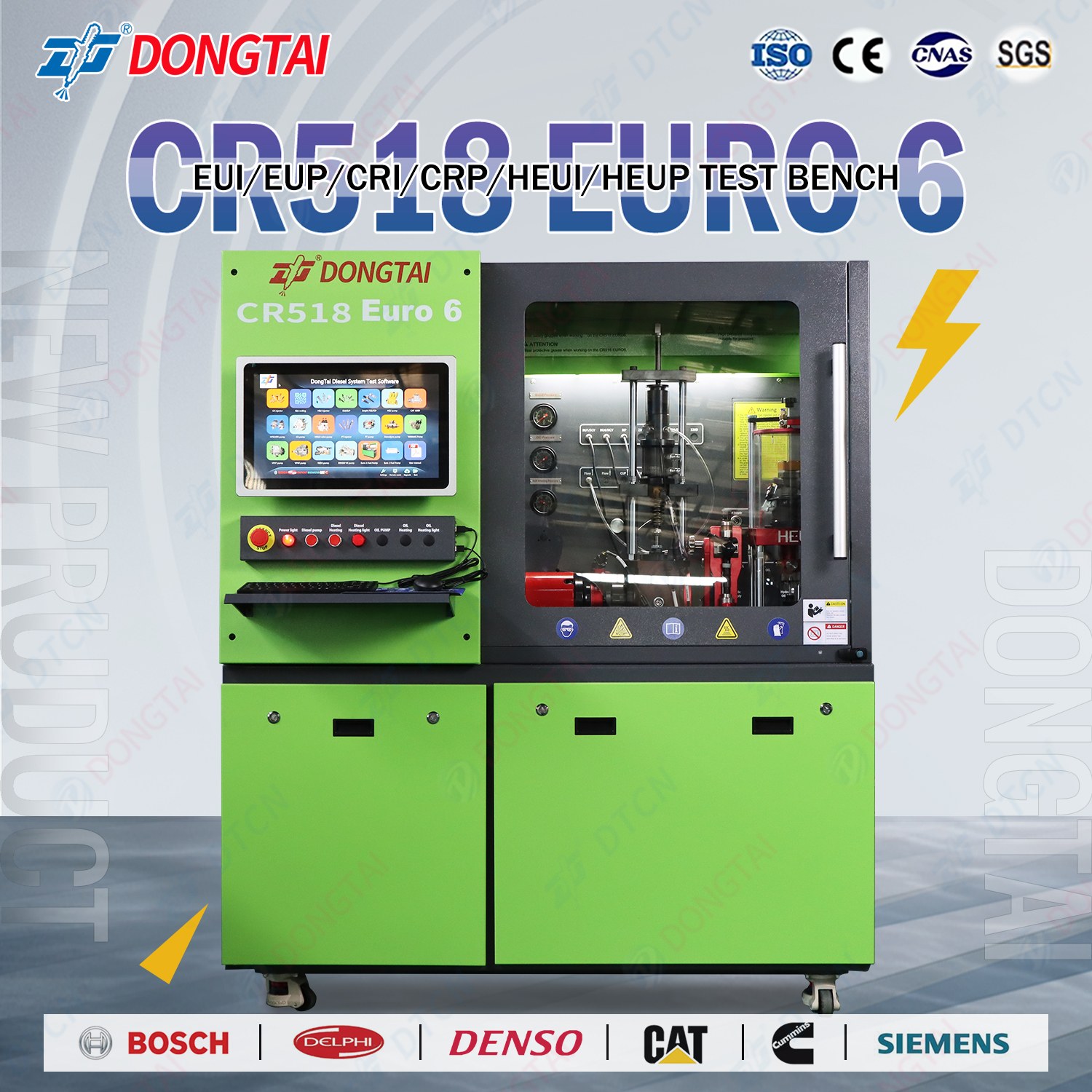 CR518 EURO 6 COMMON RAIL INJECTOR AND PUMP TEST BENCH