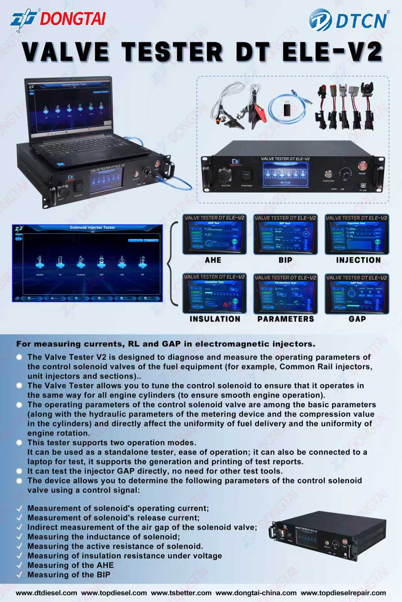 VALVE TESTER DT ELE-V2