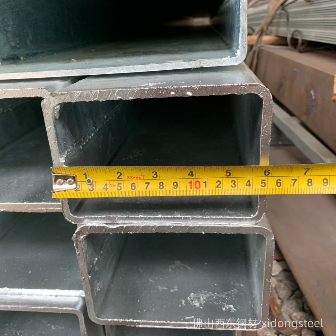 150*100*5方管实物图片