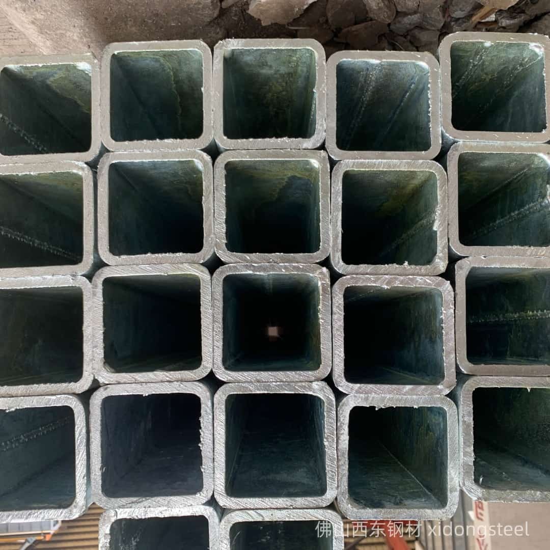 100*100*2.75方管实物图片