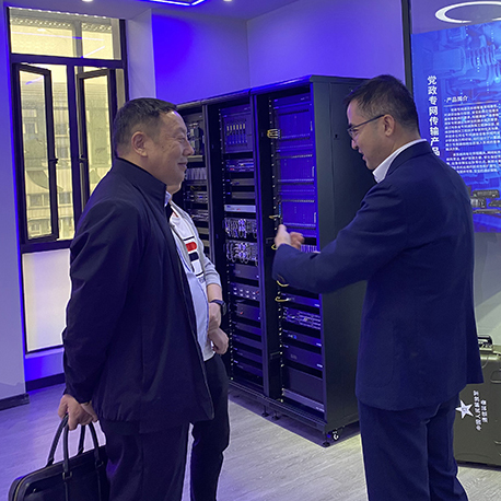 热烈欢迎奥乐科技有限公司总经理巫盛福一行到我司交流洽谈