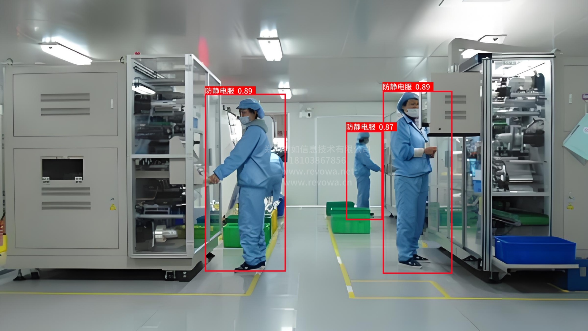 静电服自动识别系统